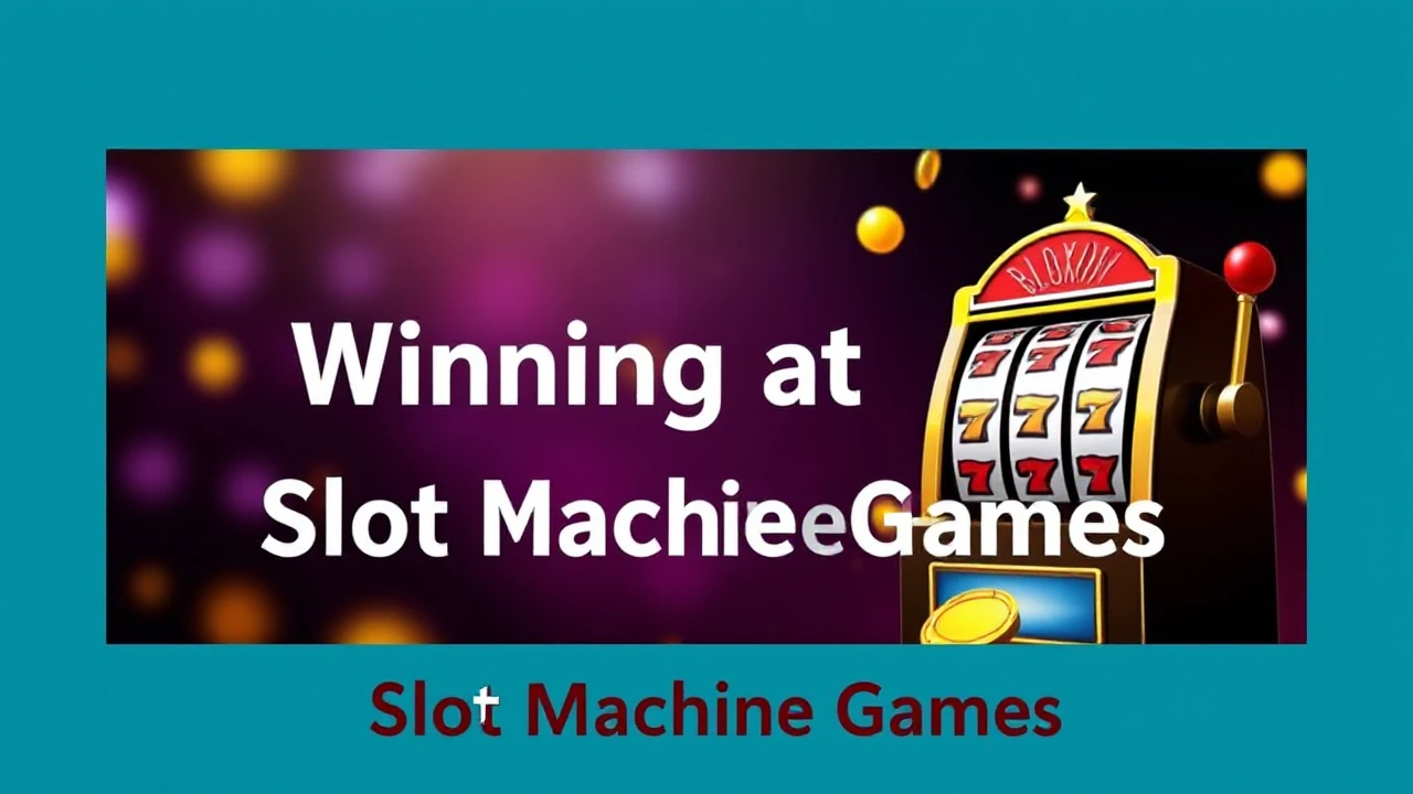 The Ultimate Guide to Winning at Slot Machine Games